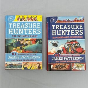 2 Treasure Hunters The Ultimate Quest & All American Adventure 6 & 8 Patterson